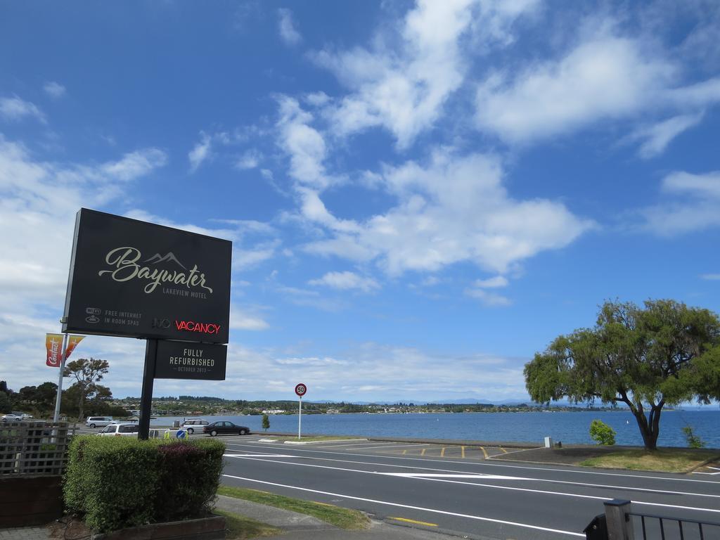 Baywater Lakeview Motel Lago Lago Taupo Exterior foto